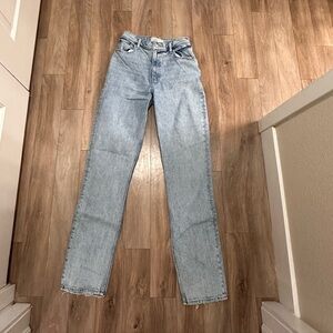 Abercrombie & Fitch 90s straight ultra high rise curve love jeans 27 extra long